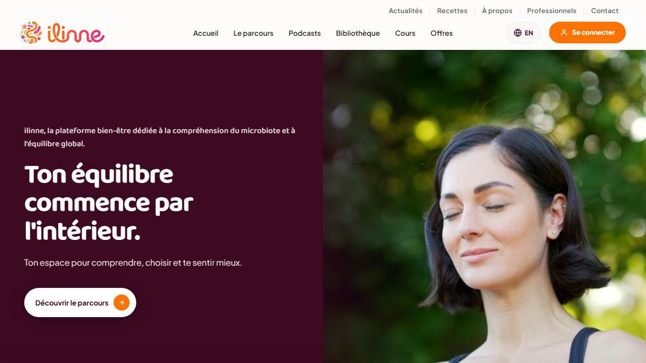 Aperçu du site ilinne