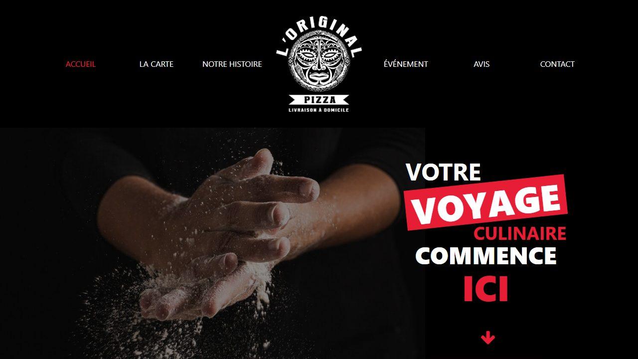 Aperçu du site L'Original Pizza