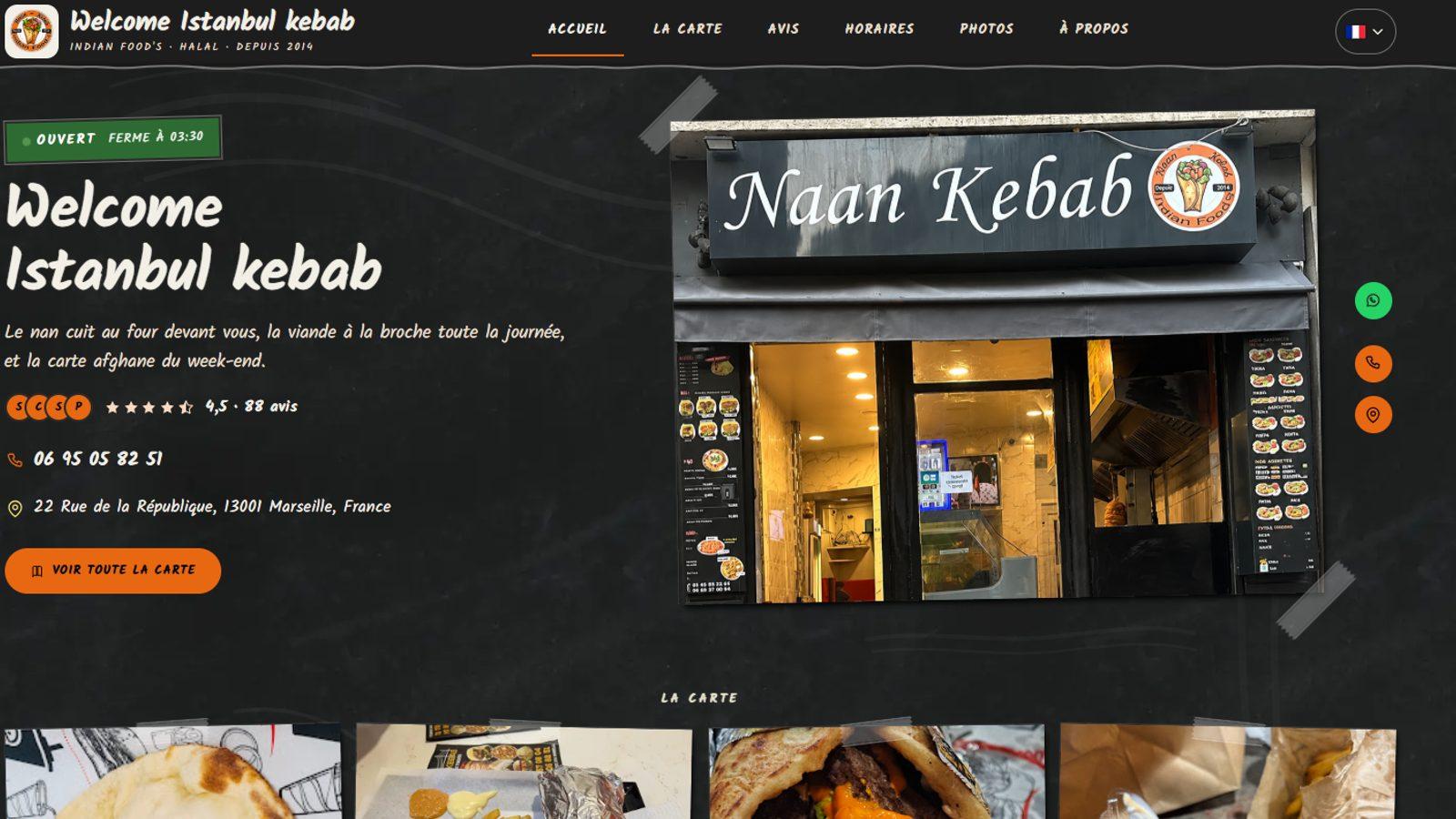The home page