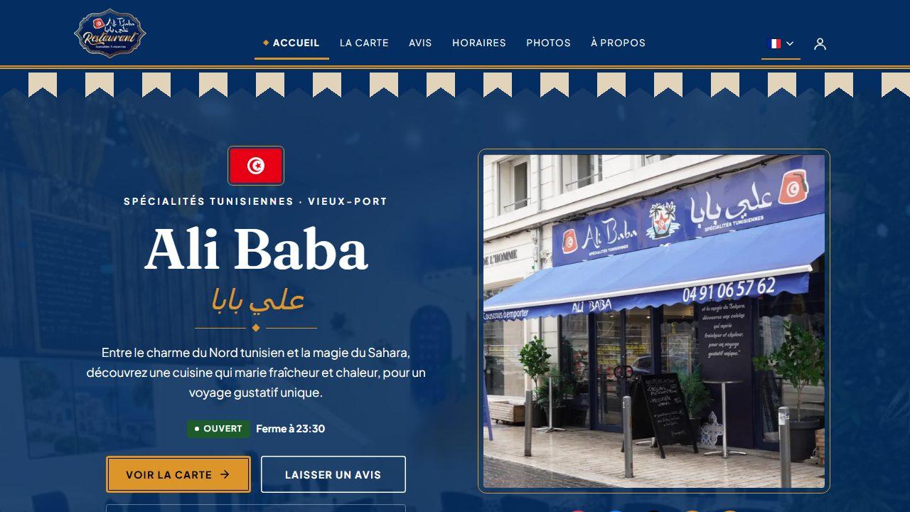 Le site d'Ali Baba, spécialités tunisiennes