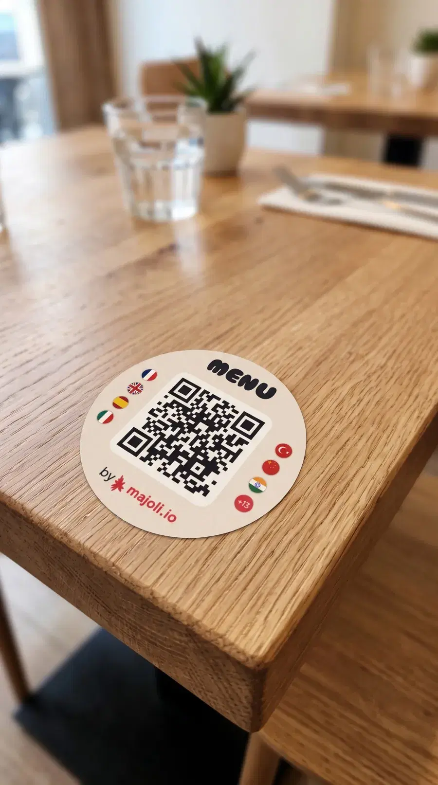 Laminated flat vinyl, 6 × 6 cm