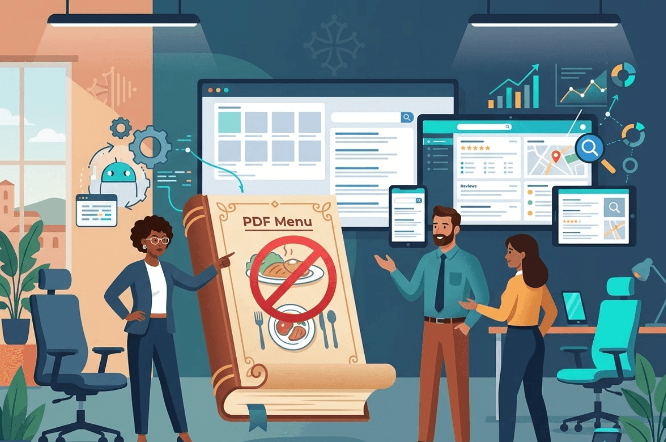 Optimisation SEO Menu Restaurant Occitanie