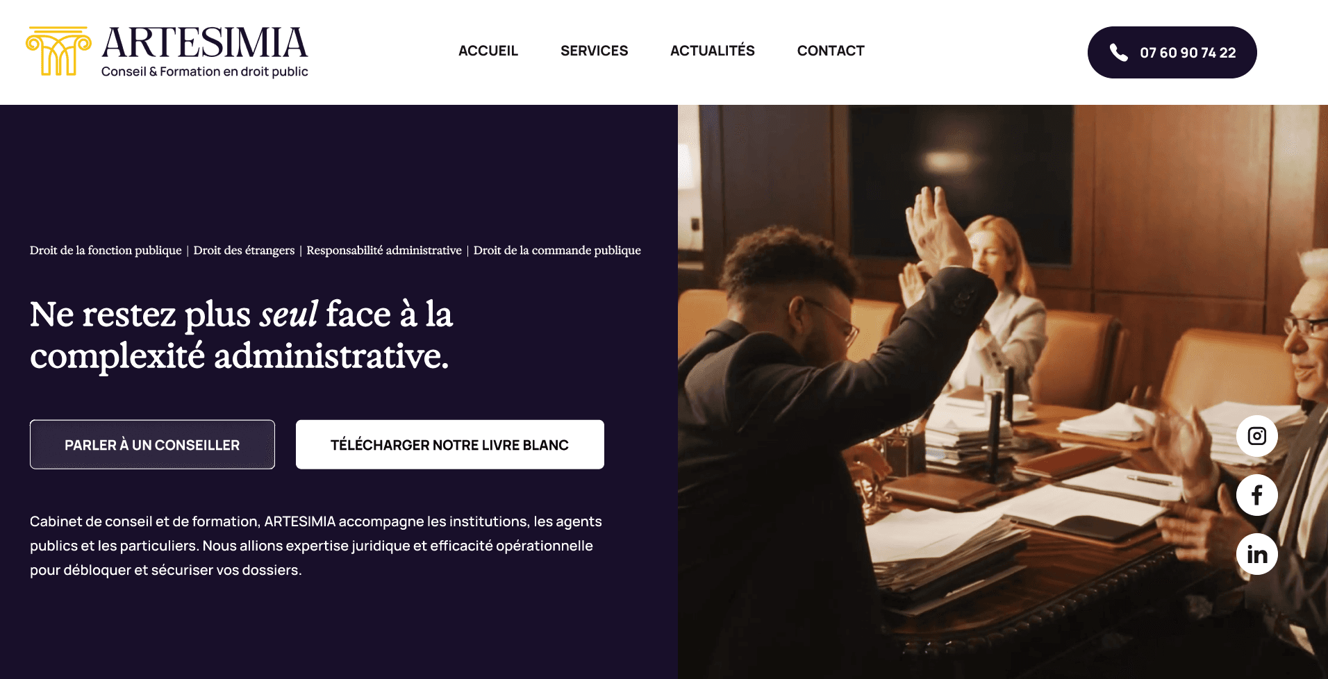 Artemisia cabinet de conseil et juridique