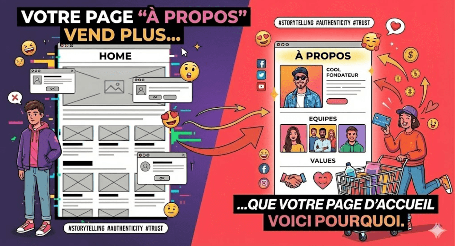 Votre page “À propos” vend plus que votre page d’accueil voici pourquoi