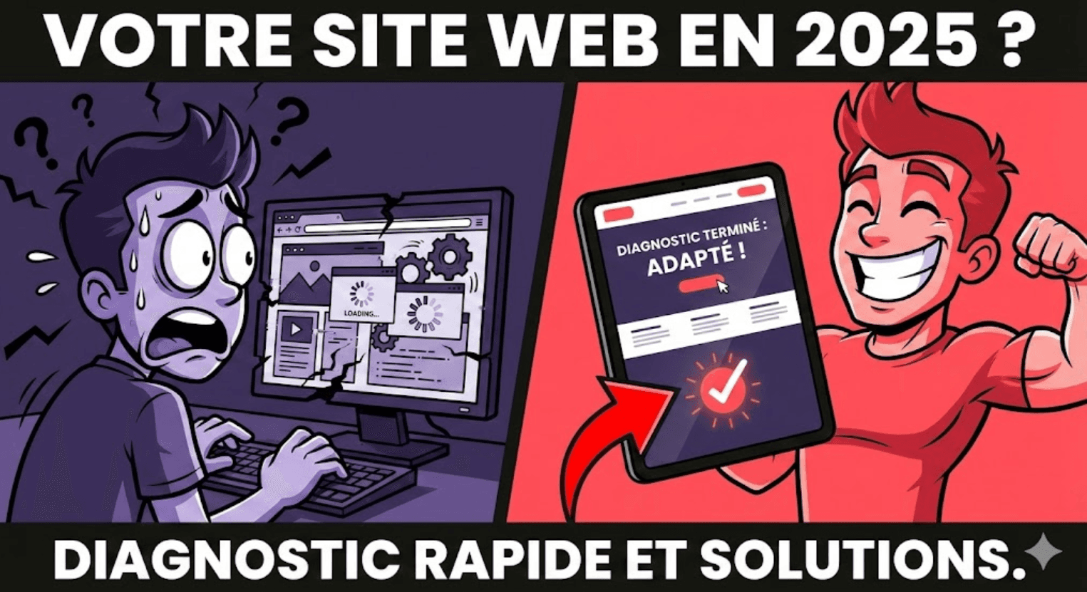 Pourquoi votre site web n’est plus adapté en 2025 (et comment le diagnostiquer en 3 minutes)