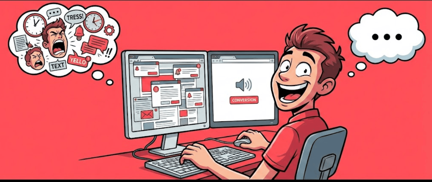 Les sites web silencieux : la nouvelle tendance minimaliste qui augmente les conversions