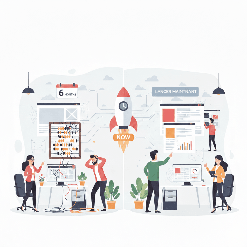 Votre projet Web : On lance maintenant ou dans 6 mois ?